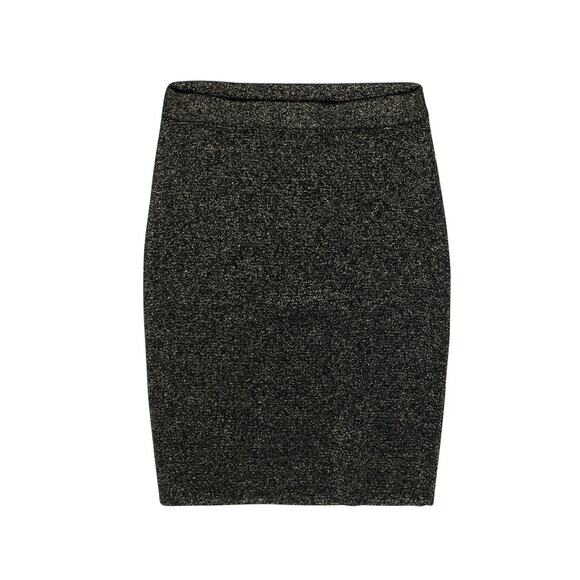 Diane Von Furstenberg Black Gold Sparkly Pencil‎ Skirt P / XS - Picture 2 of 10